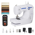 Portable Mini Sewing Machine, Blue, 12 Built-in Stitches P5073