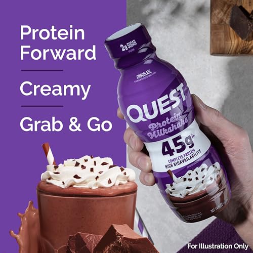 Chocolate Protein Shake, 45g Protein, 2g Sugar, 4g Net Carbs, Gluten Free, 12 Count G71400