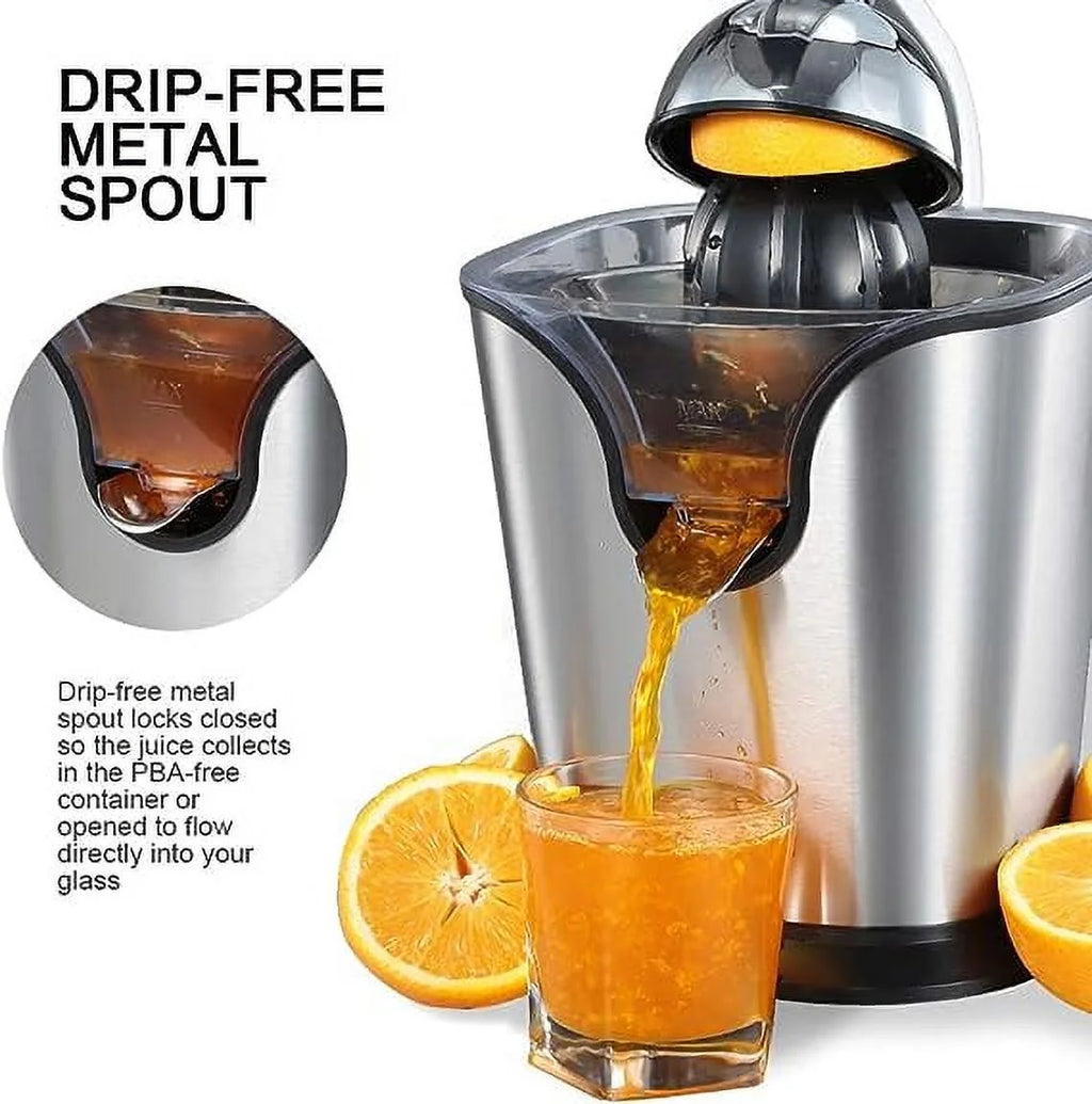 Stainless Steel Electric Citrus Juicer Press 160-Watt I624620