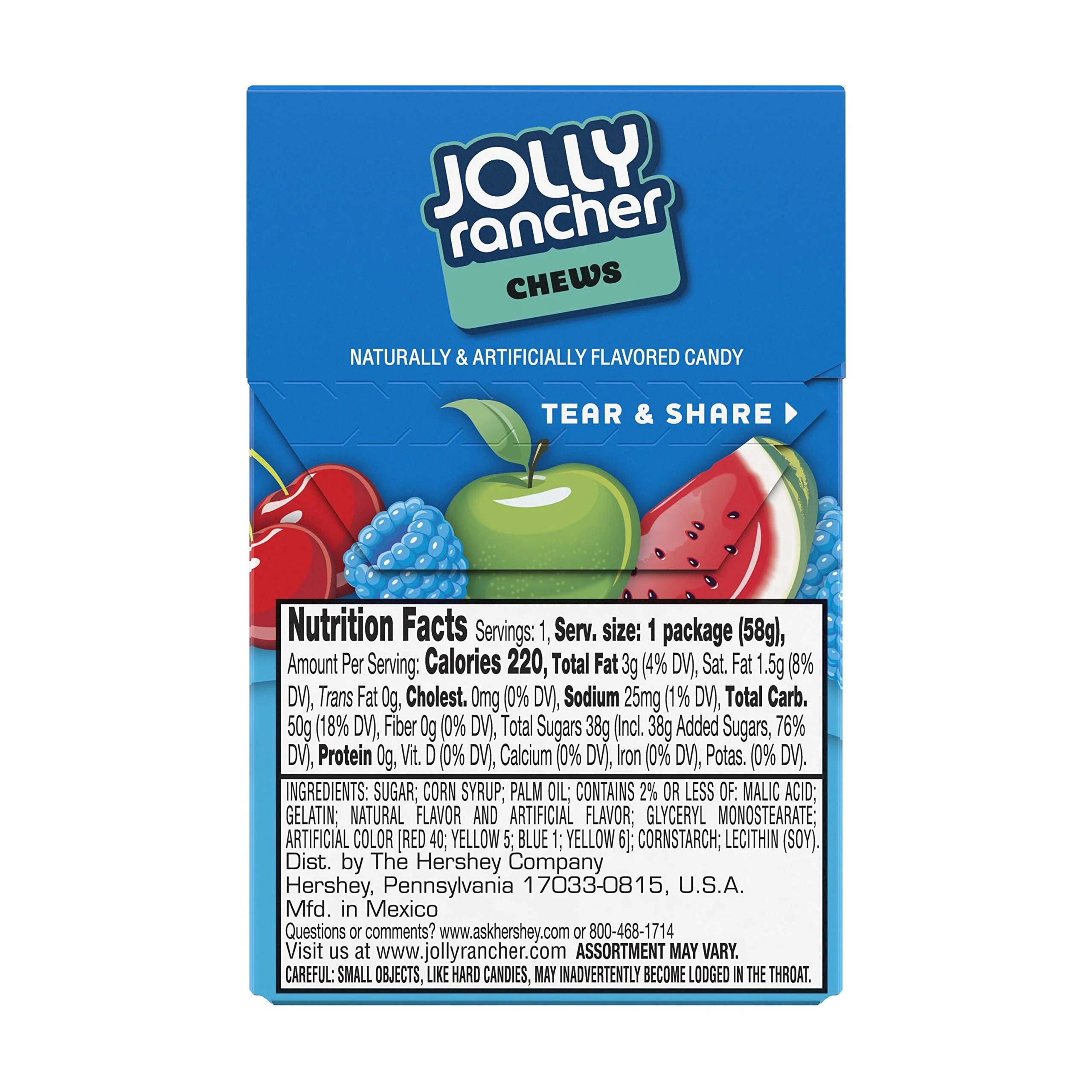 2.06 Oz Assorted Fruit Flavored Candy Box (12 Count) Z782