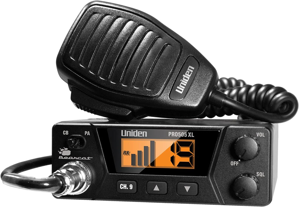 40-Channel CB Radio with 12V 3-Pin Plug Fused Replacement Power Cord F568