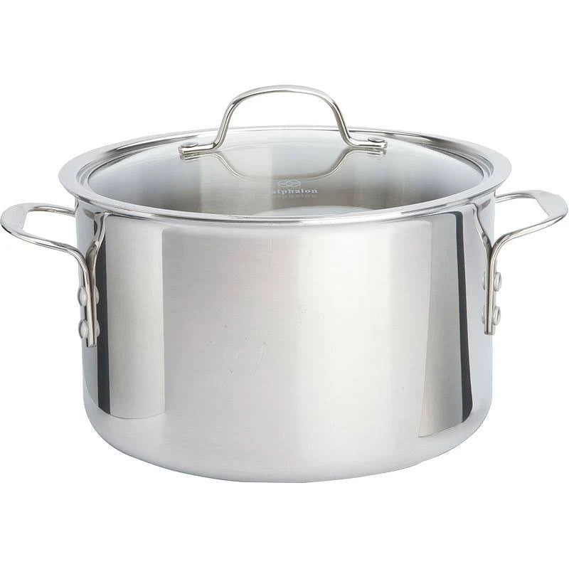 8-qt. Stainless Steel Tri-Ply Covered Stock Pot L105