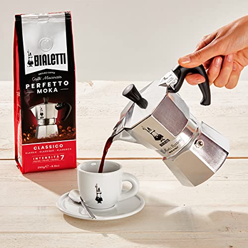 Moka Express 3 Cups Stovetop Espresso Maker, Aluminium U63855