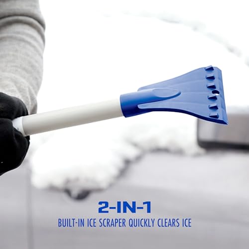18-Inch Foam Head Snow Broom and Ice Scraper A33926