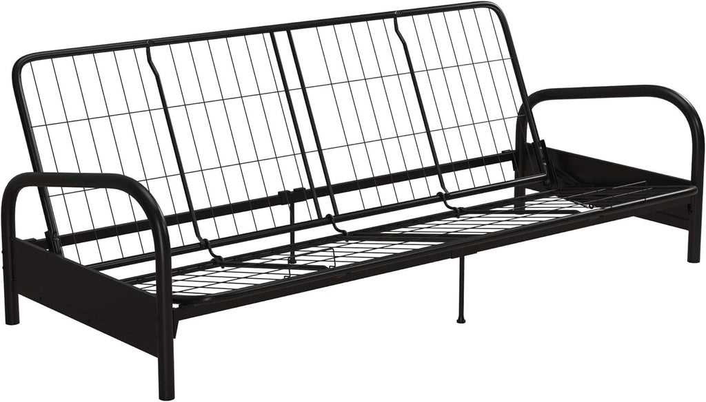 Black Metal Full Sized Futon Frame B316