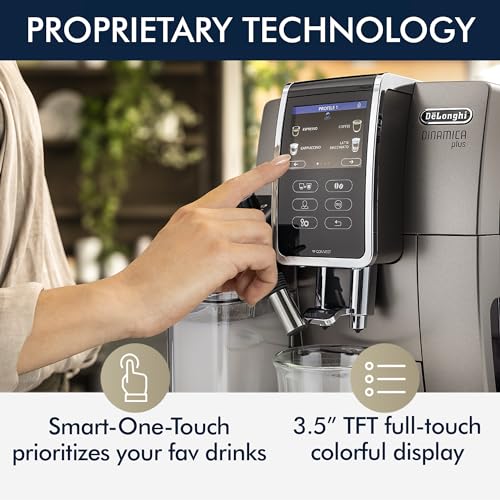 Silver Dinamica with LatteCrema System and LCD Display L952