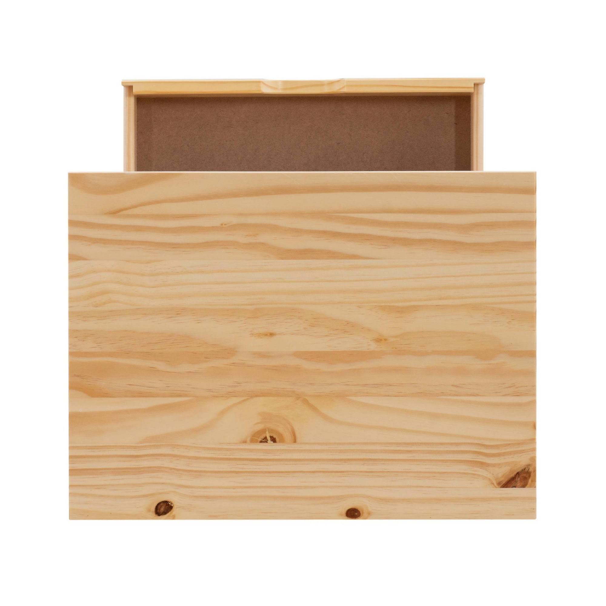 Natural Linon Six Drawer Wide Roll Cart H6579