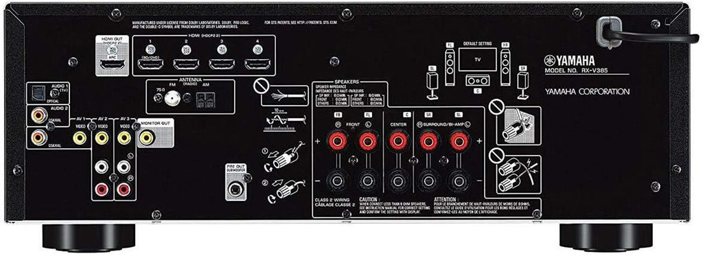 Black 5.0 Home Theater System with Floorstanding Speaker, Center Channel Speaker, Bookshelf Speaker and 5.1-Channel Receiver I529