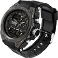 Mens Tactical Waterproof Digital Analog Wristwatch A2526
