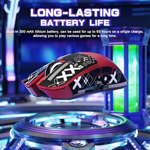 Berry Red Wireless Gaming Mouse W86243