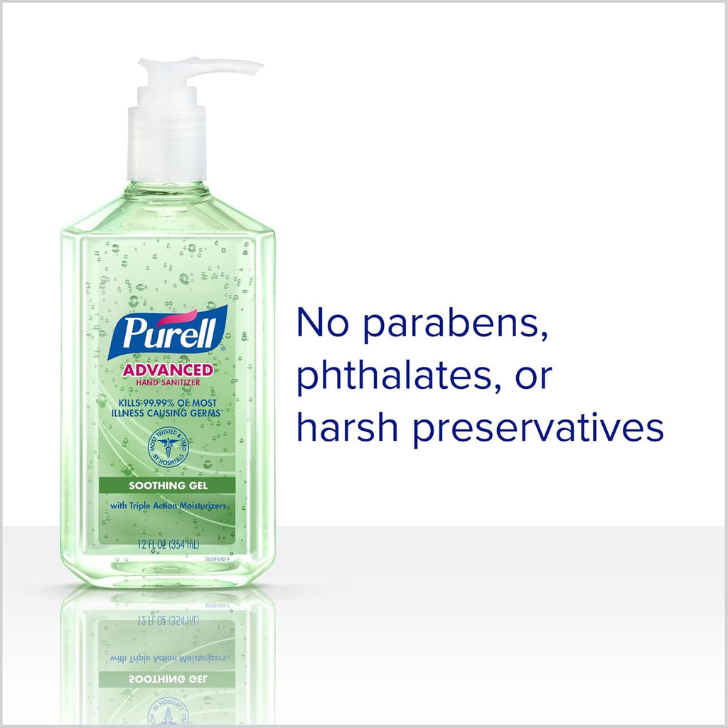 12 fl oz Pump Bottle Hand Sanitizer Gel (Pack of 12) G614988