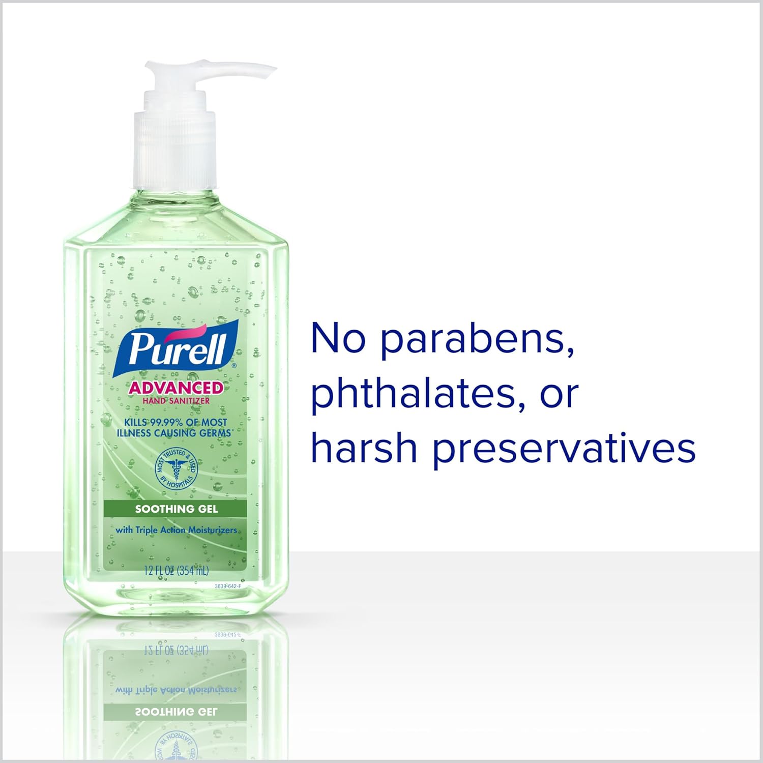 12 fl oz Pump Bottle Hand Sanitizer Gel (Pack of 12) G614988