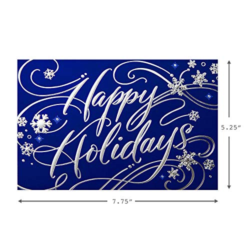 40 Blue Holiday Cards with Envelopes R4512