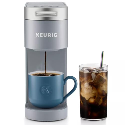 Compact Single-Serve K-Cup Pod Coffee Maker with Iced Coffee Option, Black N204345