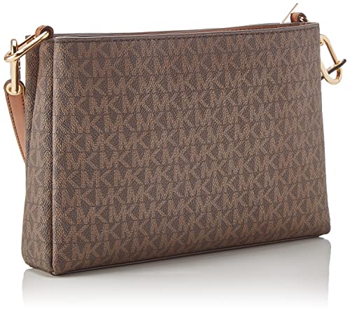 Leather Medium Triple Compartment Crossbody N381521