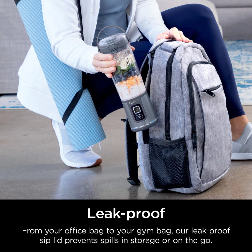 Denim Blue 18 oz Portable Blending Vessel with Leakproof Lid F824159