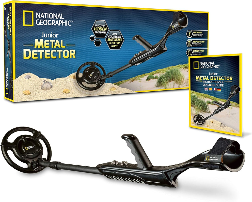 Adjustable Metal Detector for Kids with 7.5" Waterproof Dual Coil, Pack of 2 O771