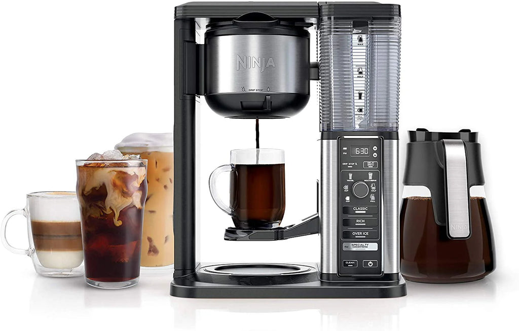Black 10-Cup Coffee Maker with Glass Carafe Z879662
