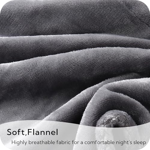 Light Brown Heated Flannel Electric Throw Blanket 50 x 60 Inches Y42539