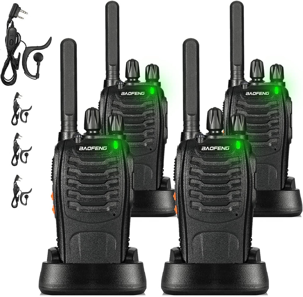 Walkie Talkies Black 4 Pack C5811