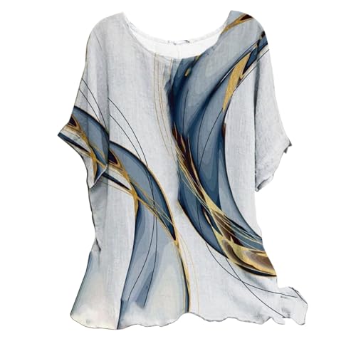 Linen Crewneck T-Shirt Z448