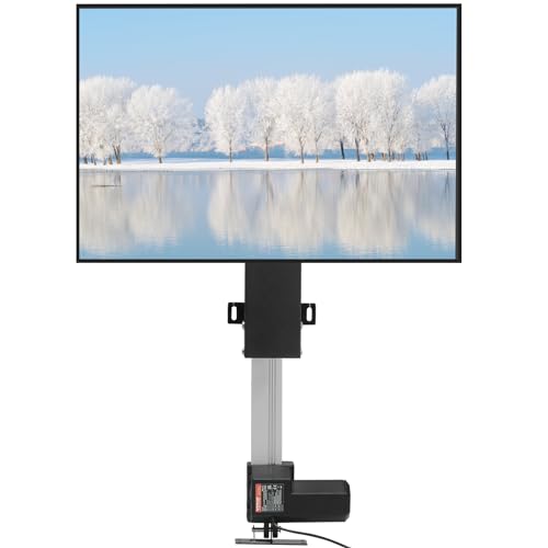 Motorized TV Lift Stand, Adjustable Height 38" to 66", Remote Control O2231