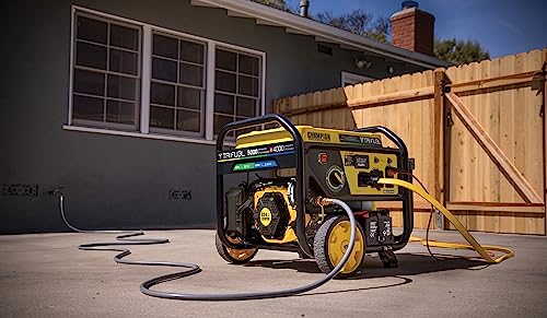 5000-Watt Electric Start Tri Fuel Portable Generator with CO Shield U813335