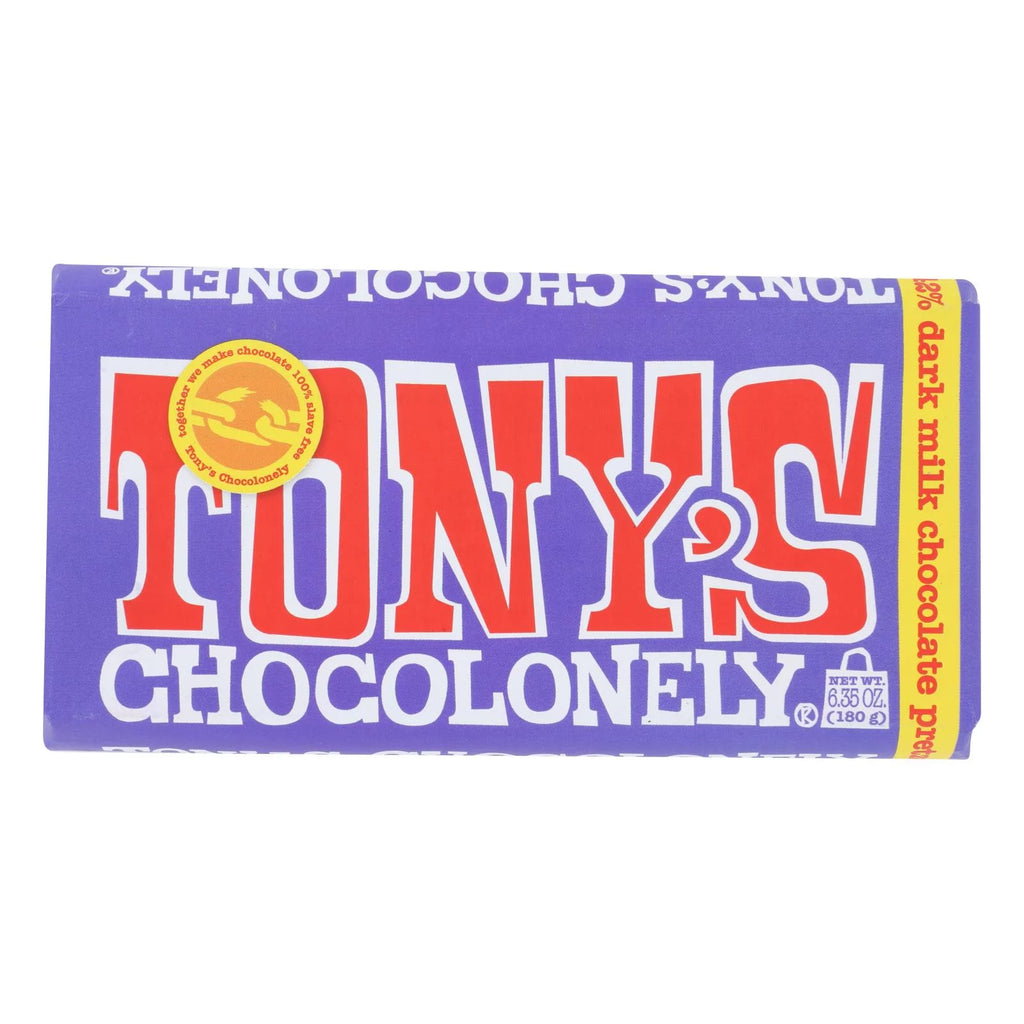 Dark Pretzl Toffee Chocolate Bar - Case of 15 - 6.35 OZ V1925