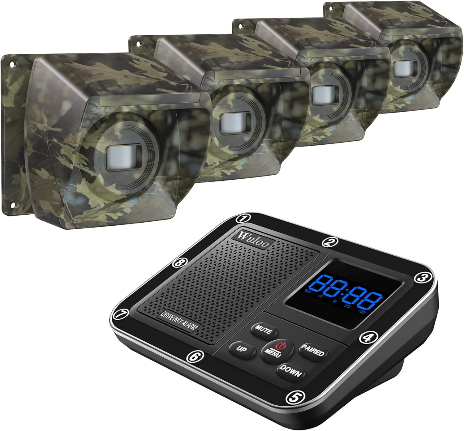 1800 Ft Wireless Outdoor Motion Sensor Driveway Alarm System L574