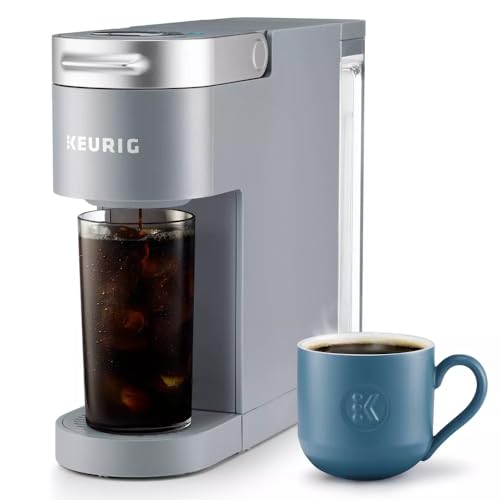 Compact Single-Serve K-Cup Pod Coffee Maker with Iced Coffee Option, Black N204345