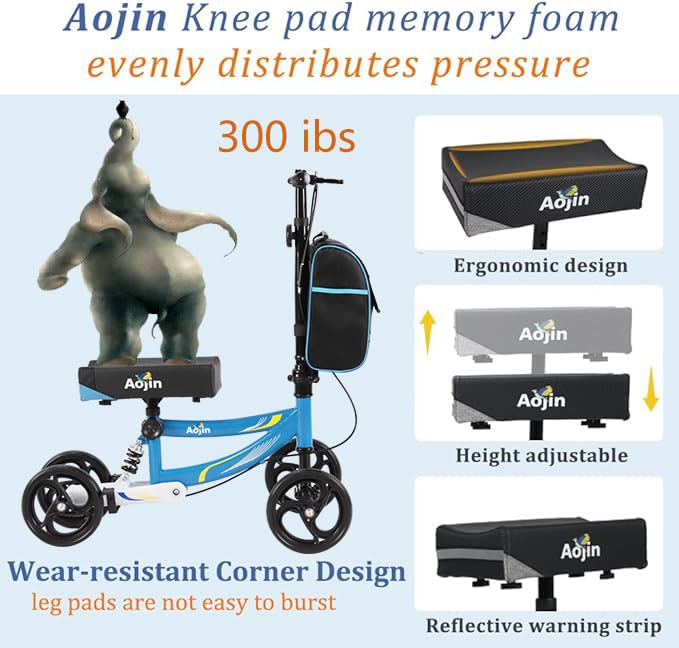 Blue Steerable Knee Scooter I913781