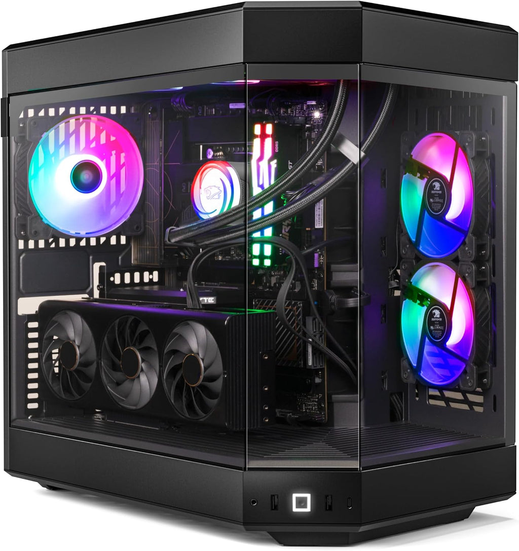 Black Gaming PC Desktop Intel Core i9 13900KF NVIDIA GeForce RTX 4070 12GB 32GB DDR5 1TB NVMe Windows 11 Home K4362