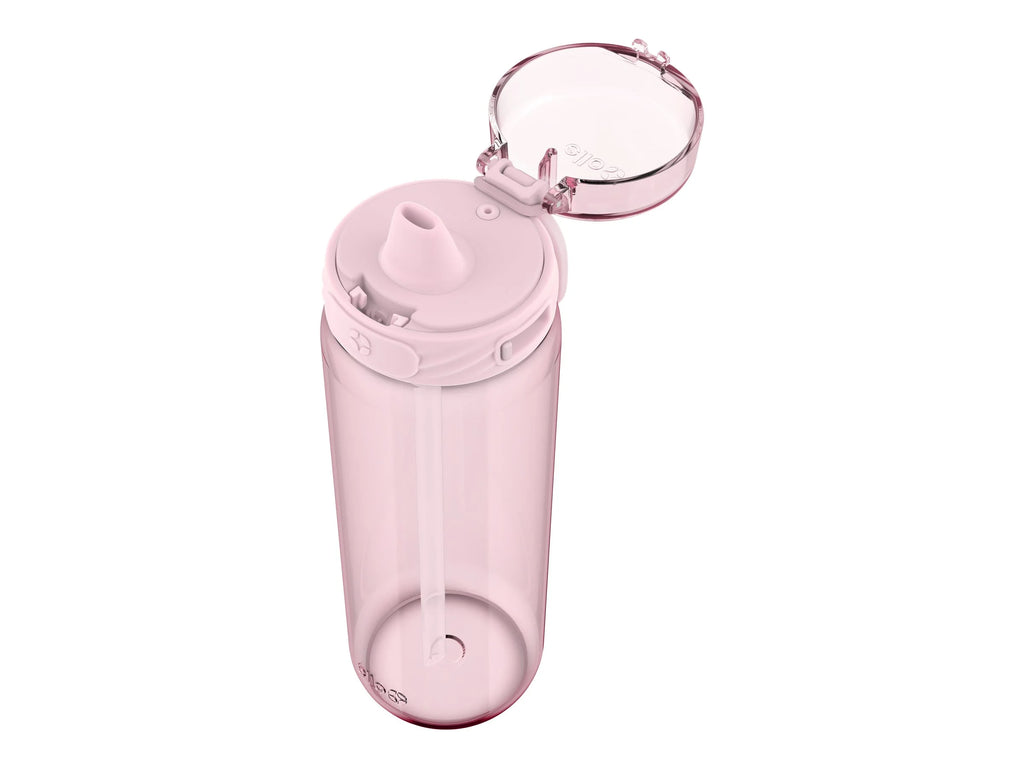 28 oz BPA-Free Tritan Plastic Water Bottle with Silicone Straw I29575