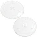 2-Pack Replacement Microwave Glass Turntable Tray 10" T407507
