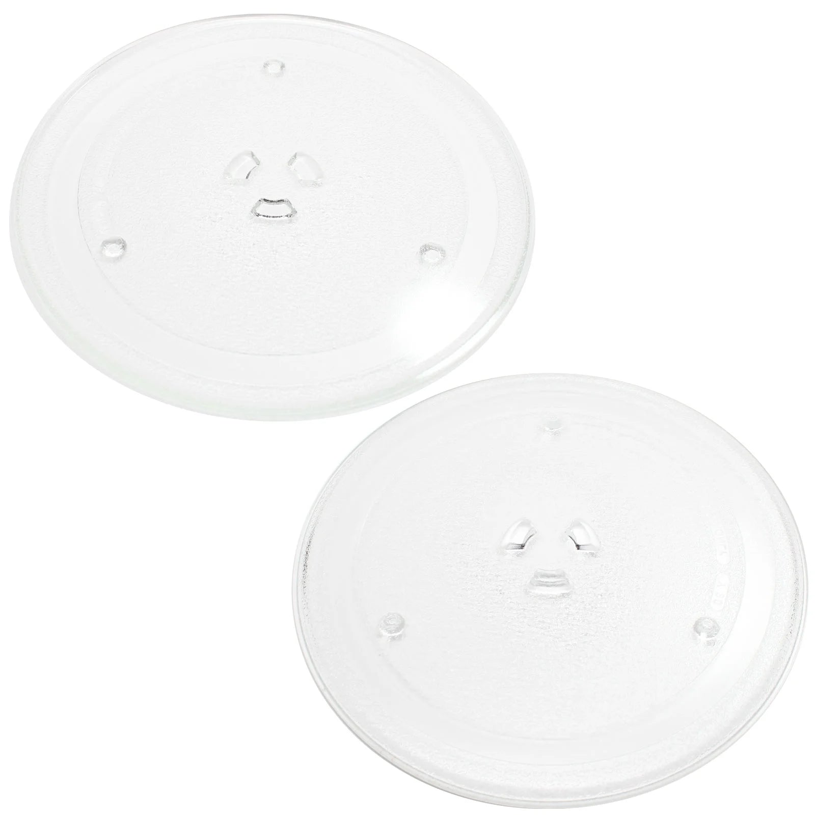 2-Pack Replacement Microwave Glass Turntable Tray 10" T407507