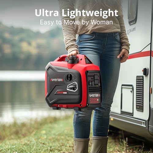2500-Watt Gas Powered Portable Inverter Generator with CO Sensor L8411