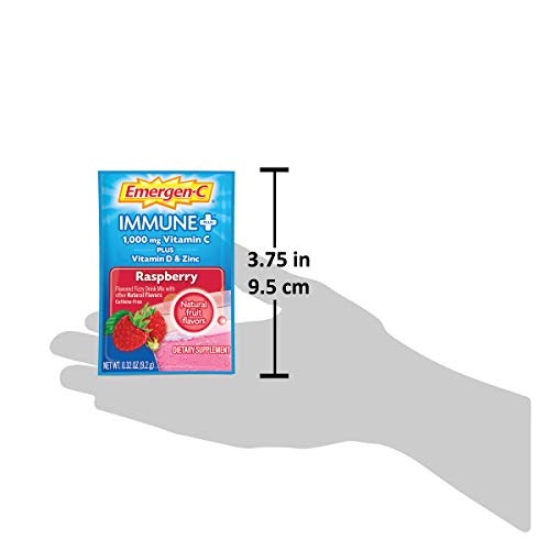 Raspberry Flavor Vitamin C Powder Supplement - 10 Count E16703