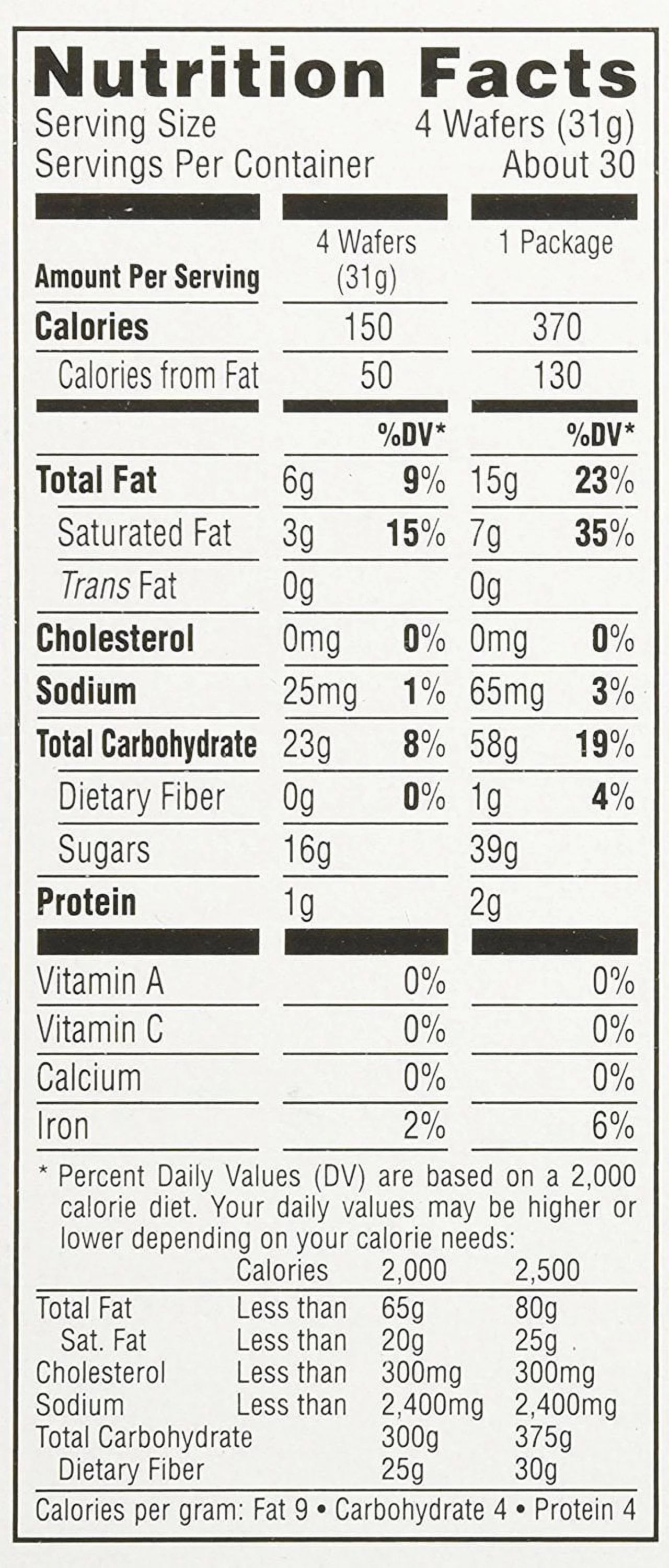 Sugar Wafers Strawberry 2.75-Ounce Packages (Pack of 12) U96343