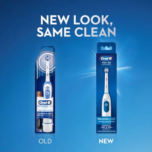 Blue and White Battery Powered Electric Toothbrush I9393