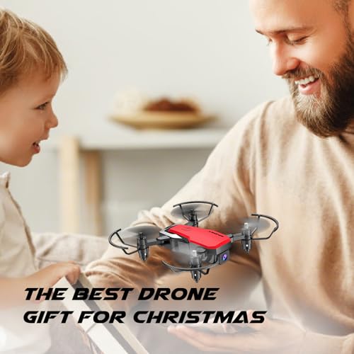 Mini Drone with Camera 720P HD FPV, Foldable RC Quadcopter with 2 Batteries V182