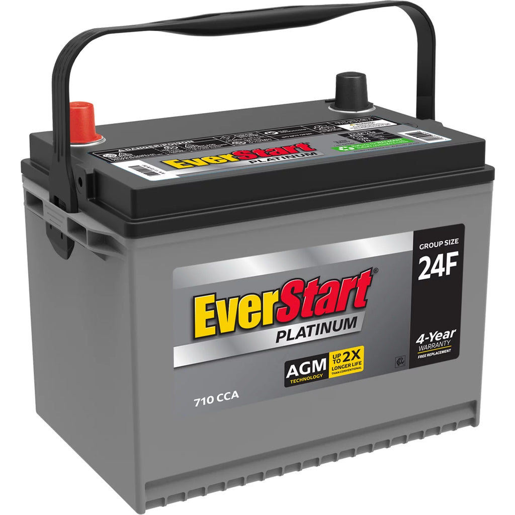 Platinum AGM Automotive Battery, Group Size 24F 12 Volt, 750 CCA C326