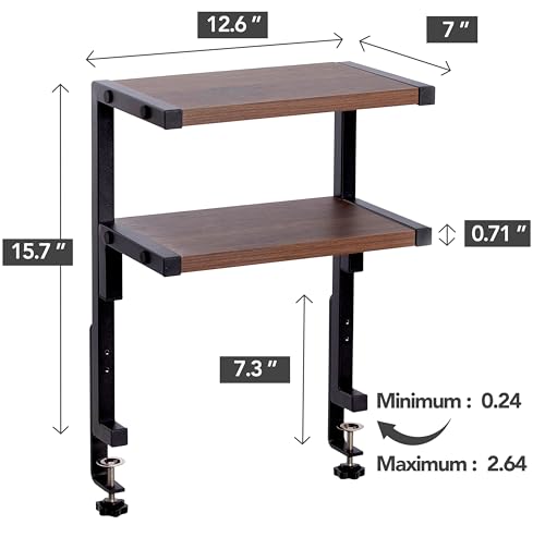 2-Tier Desk Shelf 15.7 * 5.9 inch S648