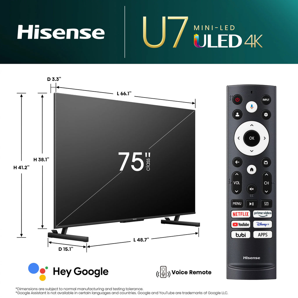 75" Mini-LED ULED 4K UHD QLED Smart TV U200244