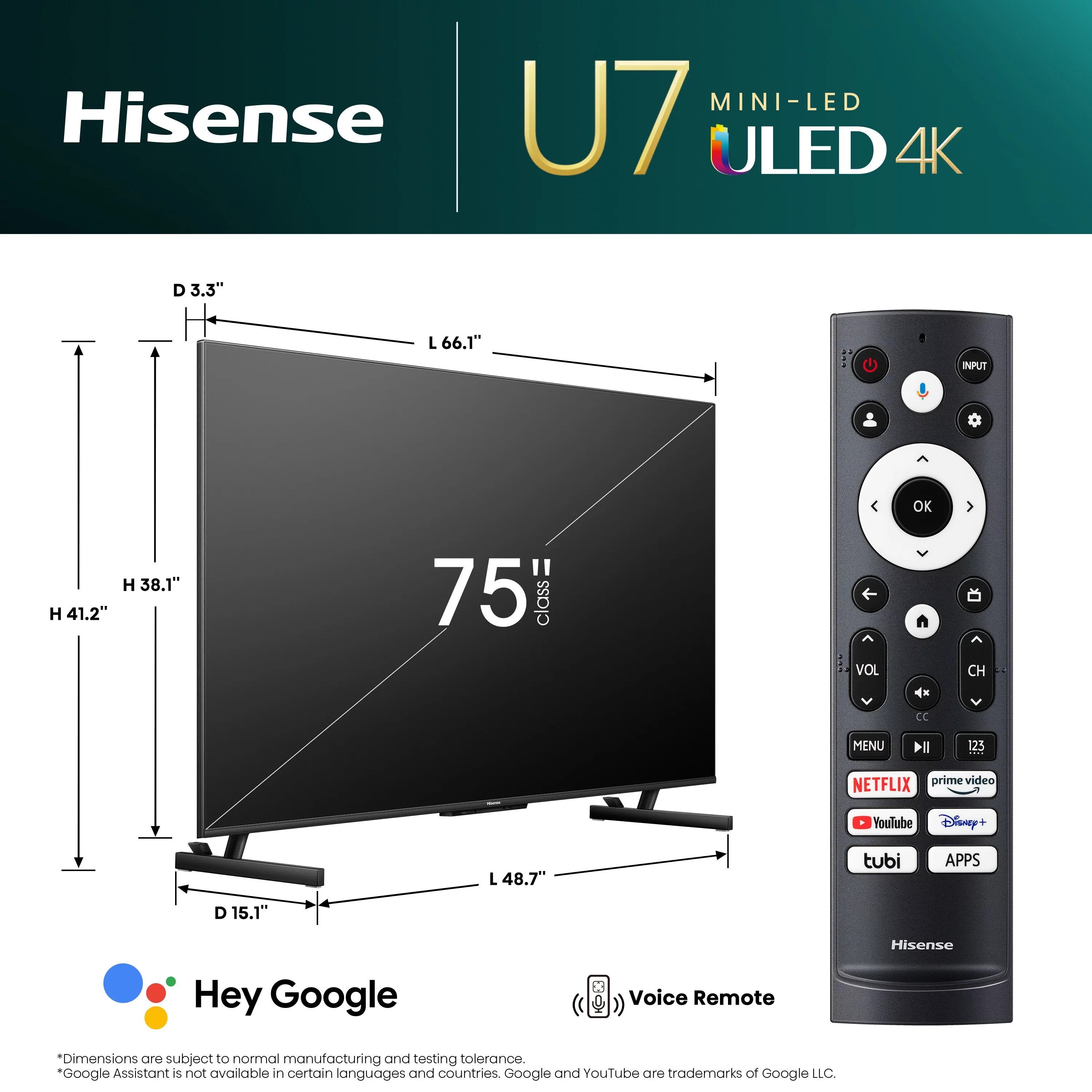 75" Mini-LED ULED 4K UHD QLED Smart TV U200244
