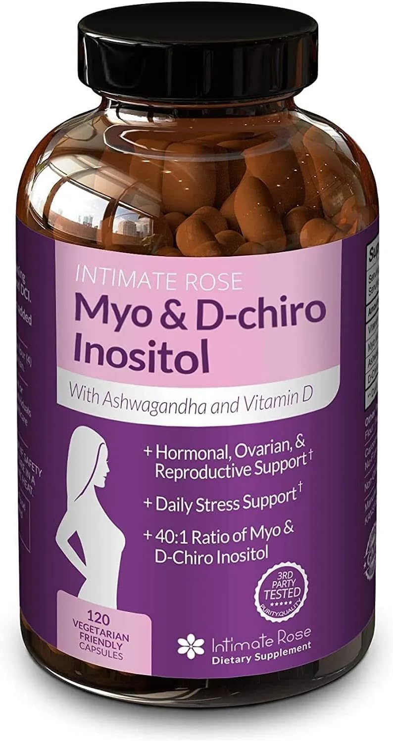 120 Capsules Myo-Inositol with Ashwagandha and Vitamin D3 G456