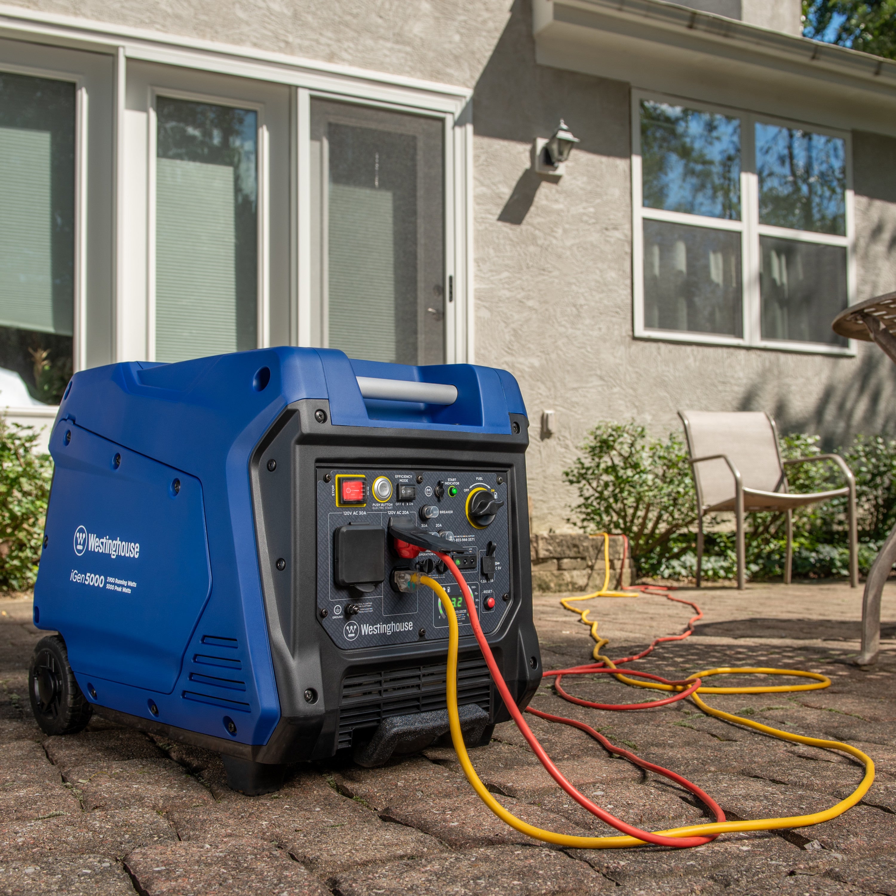 5000 Peak Watt Gas Powered Portable Inverter Generator with Electric Start S5592