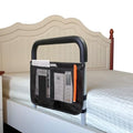White Adjustable Bed Rail with Storage Pocket J893
