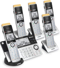 5 Handset DECT 6.0 Cordless Phone with Answering Machine I785