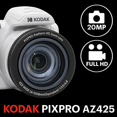 Red 20MP Digital Camera 42X Optical Zoom 24mm Wide Angle 1080P Full HD Video Y38155