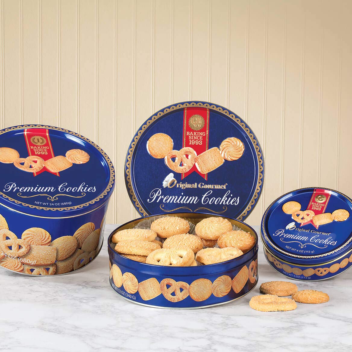 12 oz Decorative Container Cookies P1508